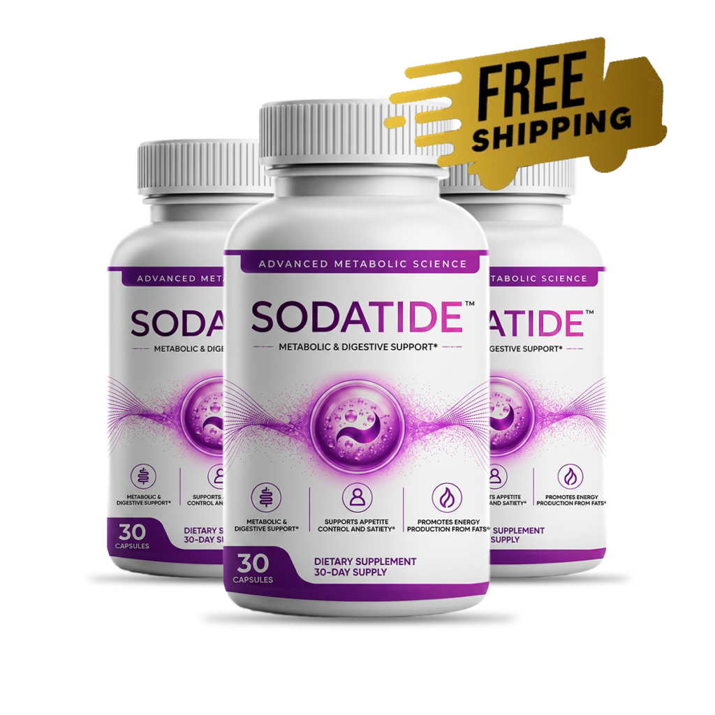 3 Bottles of SodaTide weight management capsules