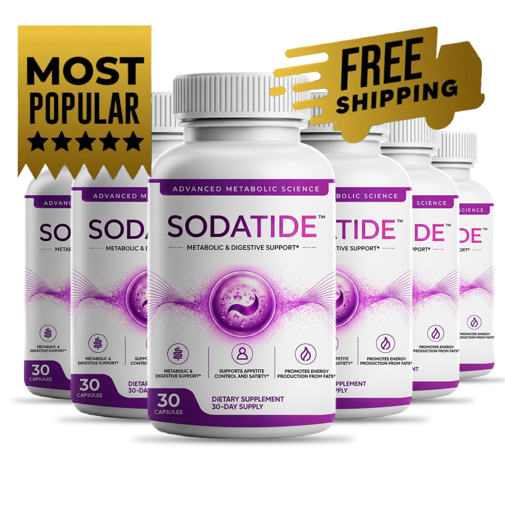 6 Bottles of SodaTide weight management capsules