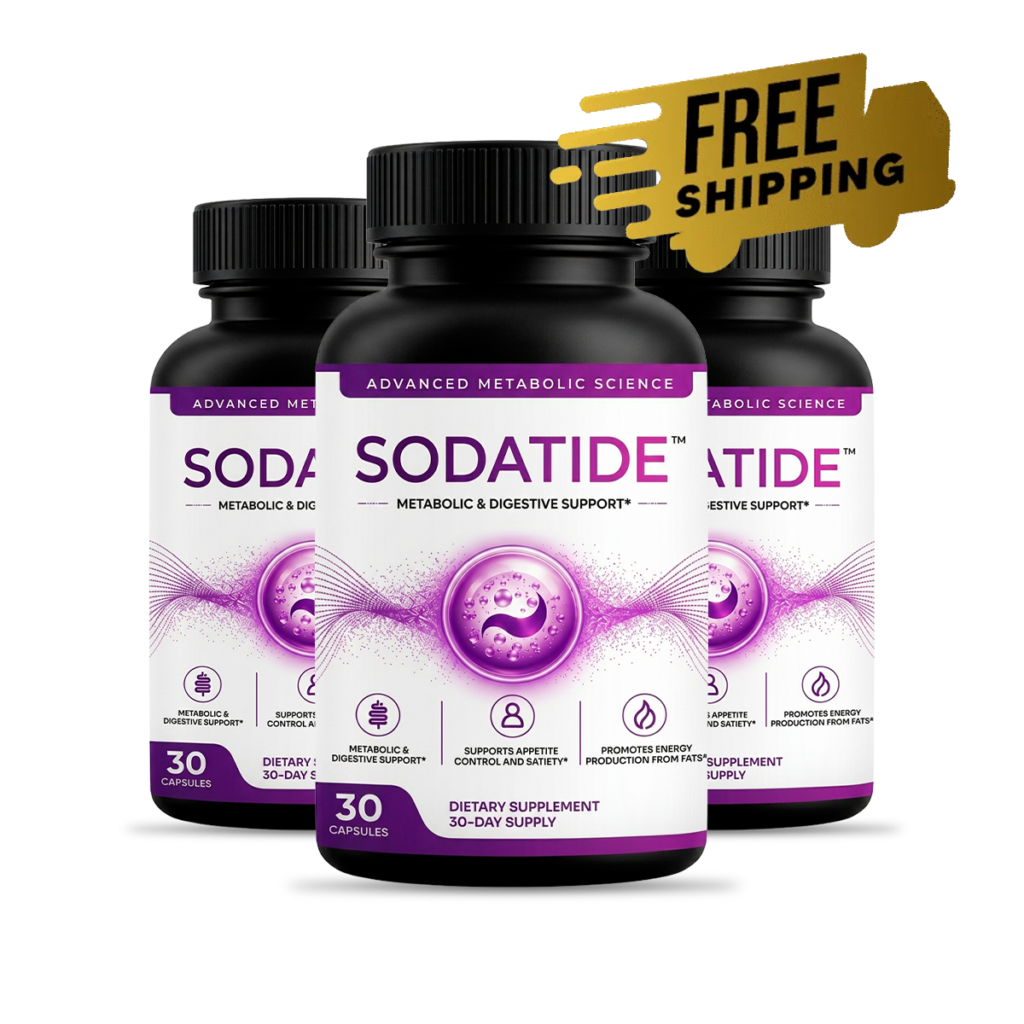 SodaTide 3 bottles